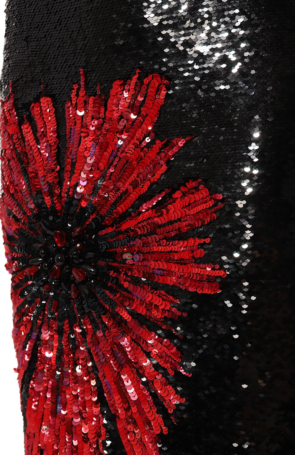 Юбка с отделкой пайетками YANINA черного цвета по цене 370000 руб., арт. 0-2603А, фото 5 Юбка с отделкой пайетками YANINA, арт. 0-2603А, фото 5