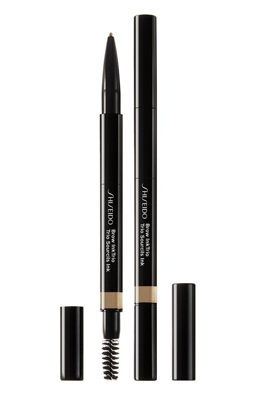 фото Моделирующий карандаш для бровей 3-в-1 inktrio, 02 taupe shiseido