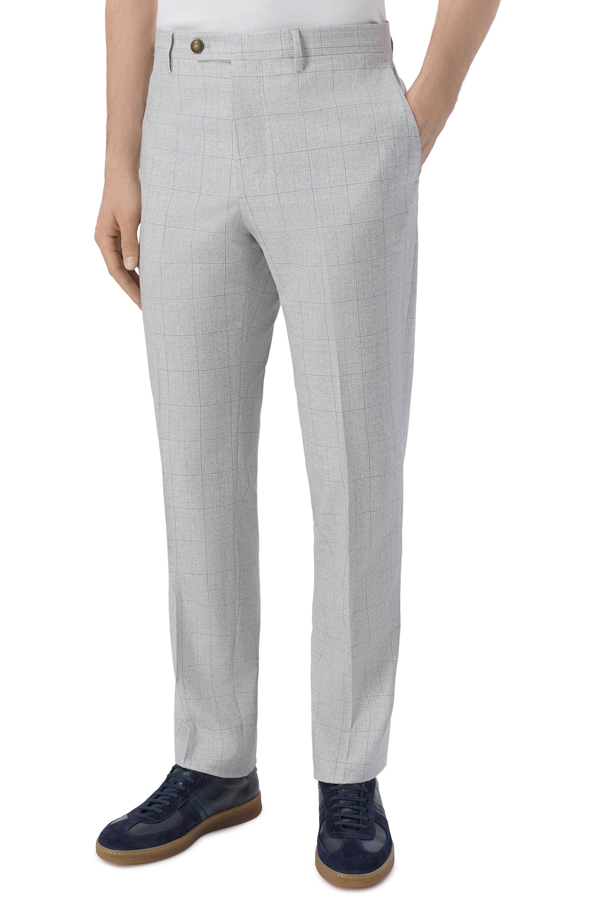 Брюки из шерсти и хлопка BERWICH, арт. VULCAN023/GB1868, фото 3