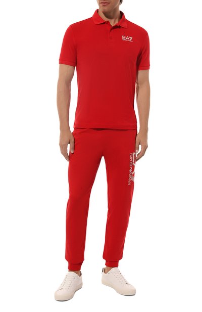 Хлопковое поло EA7, арт. 6DPF16/PJVQZ, фото 2