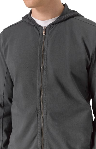 Хлопковая толстовка TRANSIT темно-серого цвета по цене 57100 руб., арт. CFUTRZF151, фото 5 Хлопковая толстовка TRANSIT, арт. CFUTRZF151, фото 5