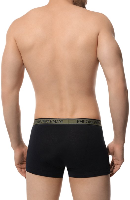 Комплект из трех боксеров Emporio Armani 111357/4F717 Синий  111357/4F717 Фото 7