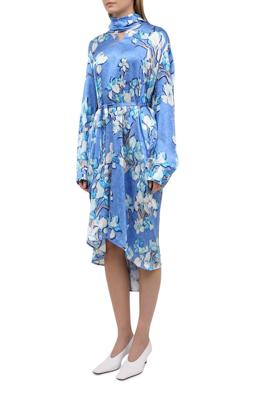 Шелковое платье BALENCIAGA, арт. 646910/TJLU9, фото 6