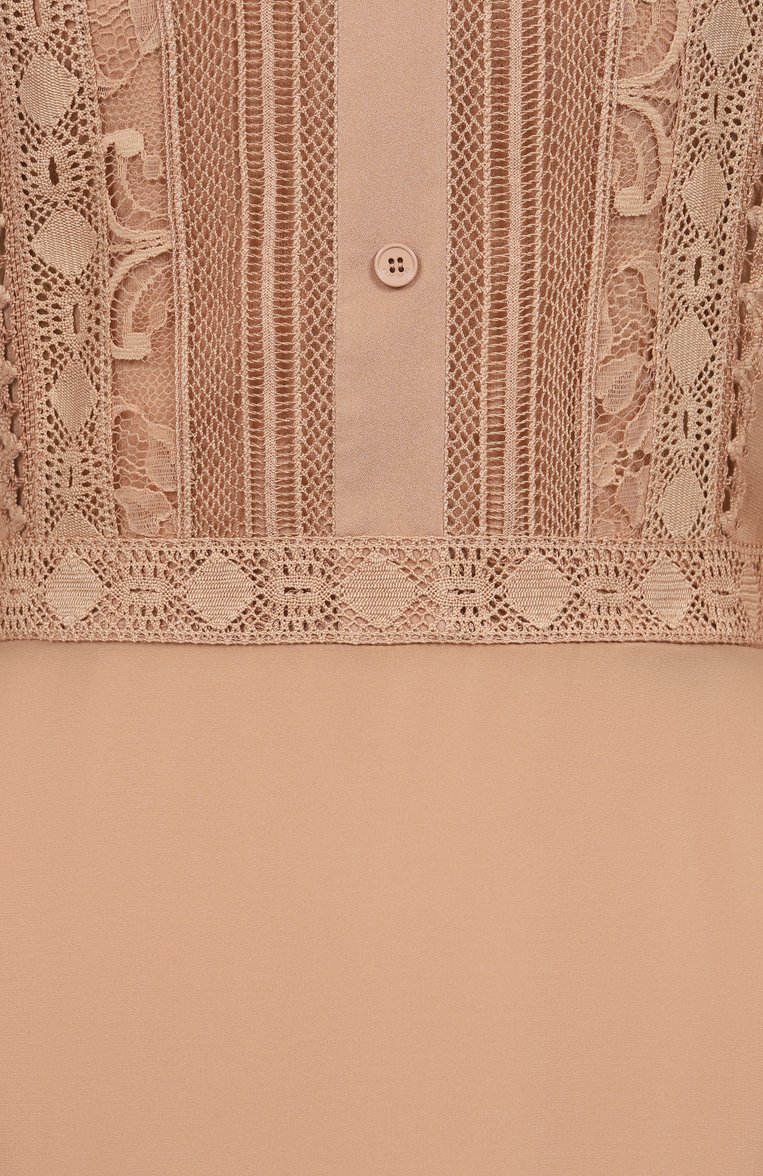 Платье из шелка и хлопка ELIE SAAB, арт. D0617NS25/SIL01, фото 1
