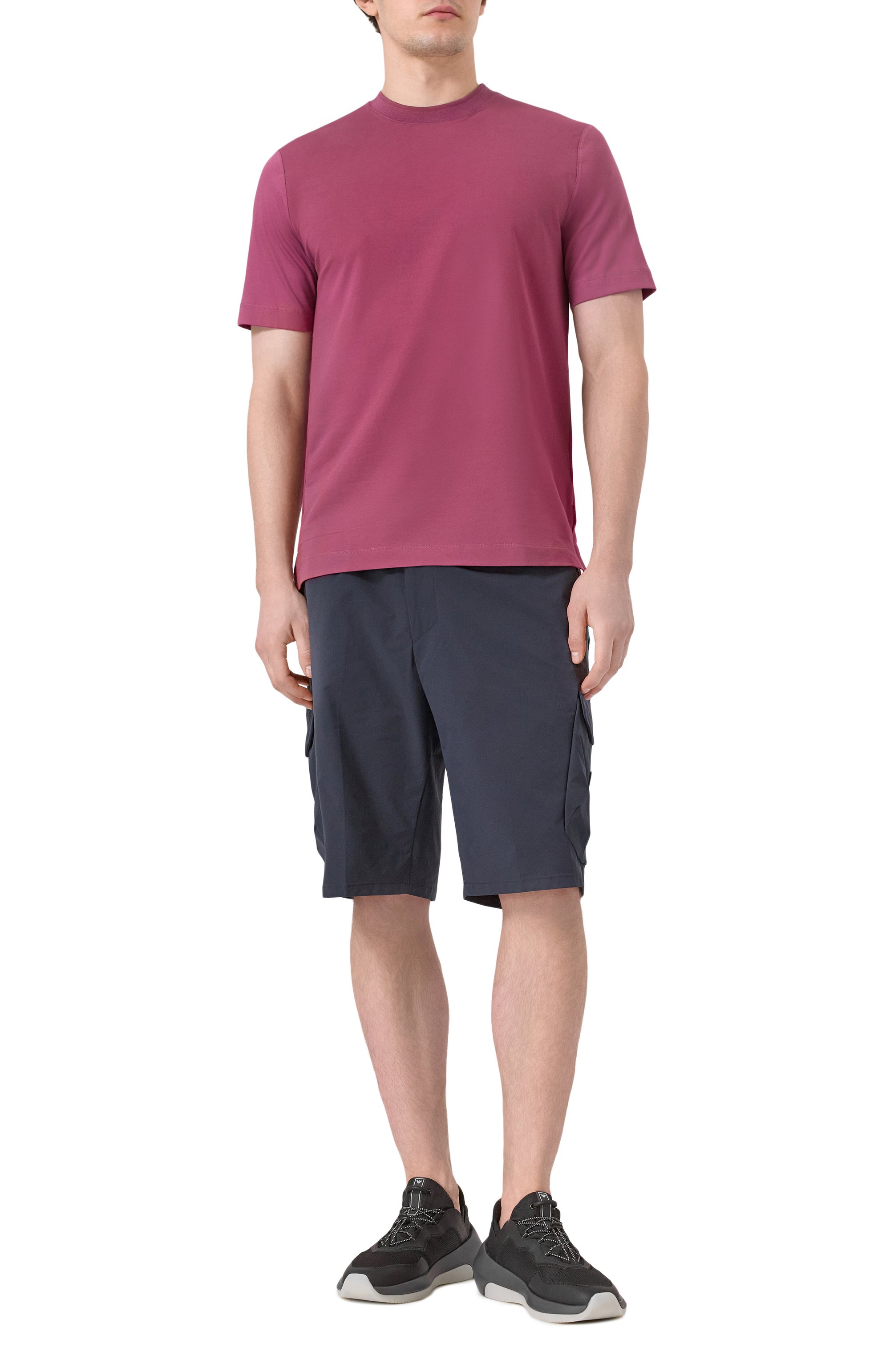 Текстильные кроссовки travel essentials EMPORIO ARMANI, арт. EM001675/AF14764, фото 2