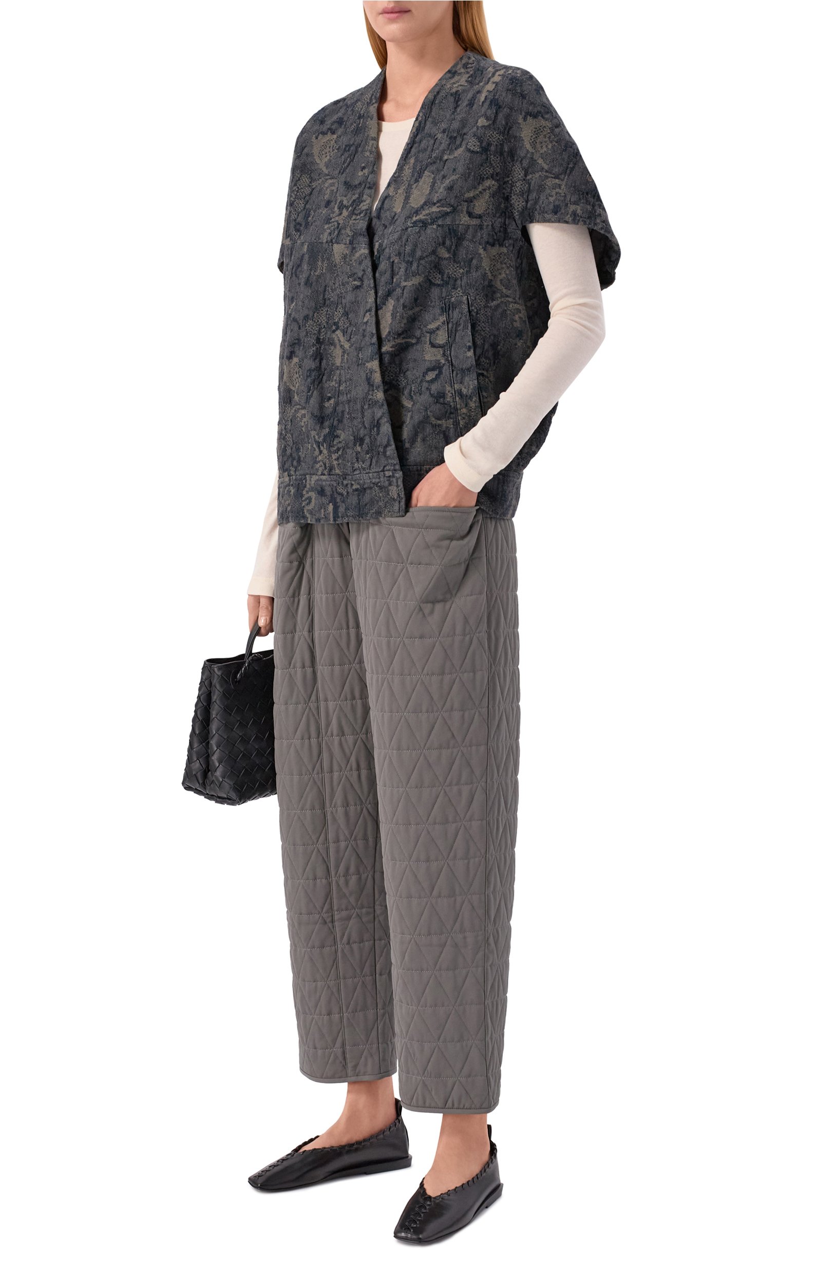 Шелковые брюки GIORGIO ARMANI, арт. GW003534/TE21813, фото 2