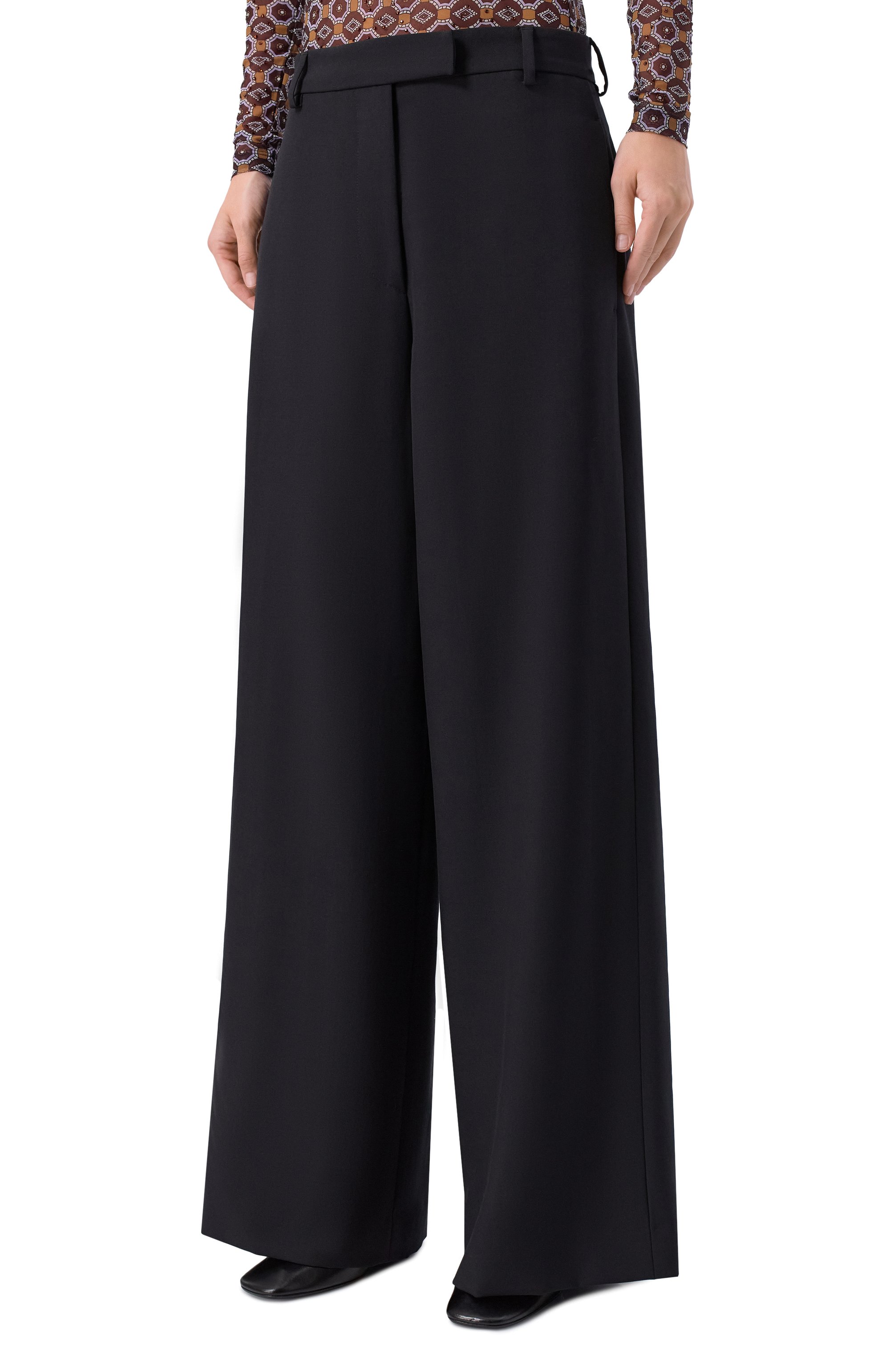 Шерстяные брюки DRIES VAN NOTEN, арт. 010946/2249, фото 3