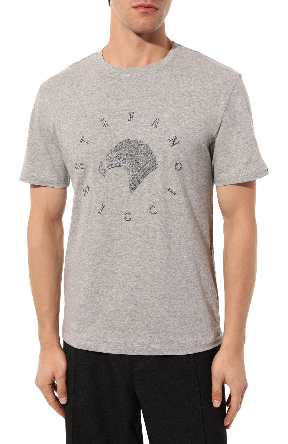 Хлопковая футболка STEFANO RICCI, арт. MNH3302630/803C0, фото 3