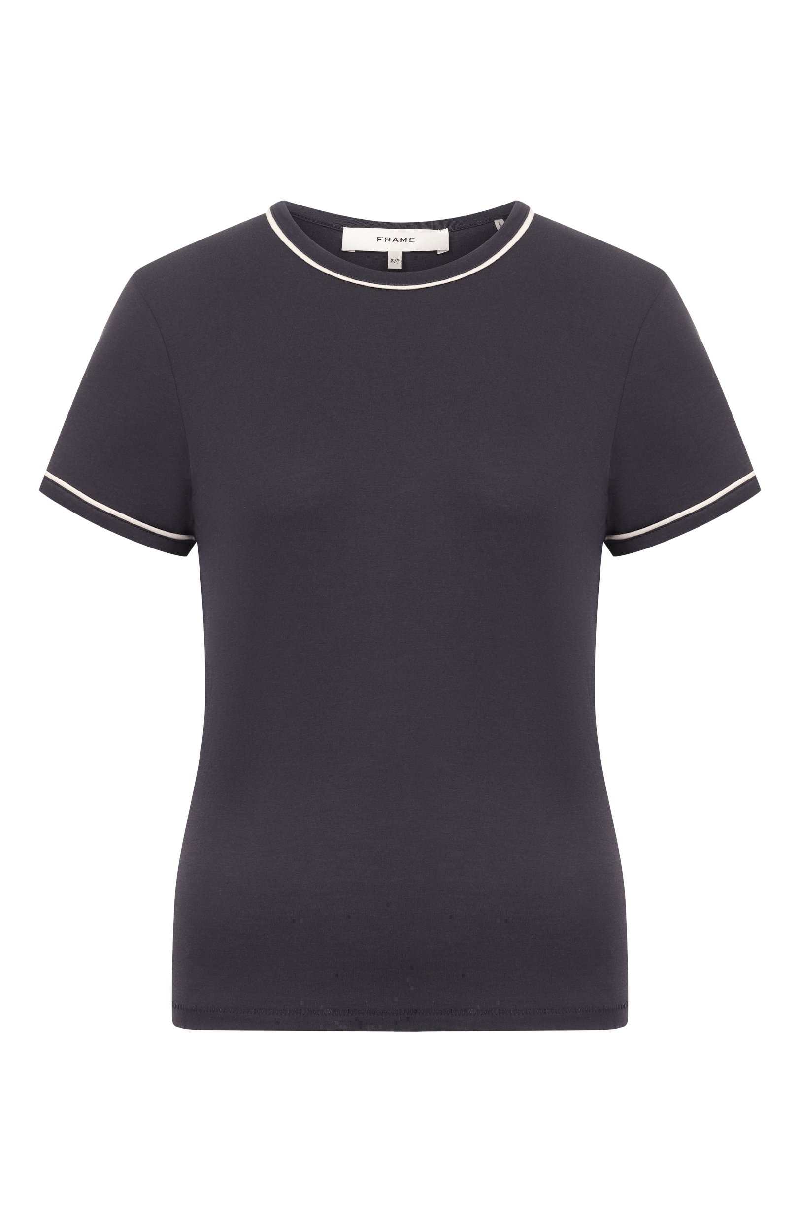 Хлопковая футболка FRAME DENIM, арт. WE26JTE003/THE RINGER BABY TEE, фото 1