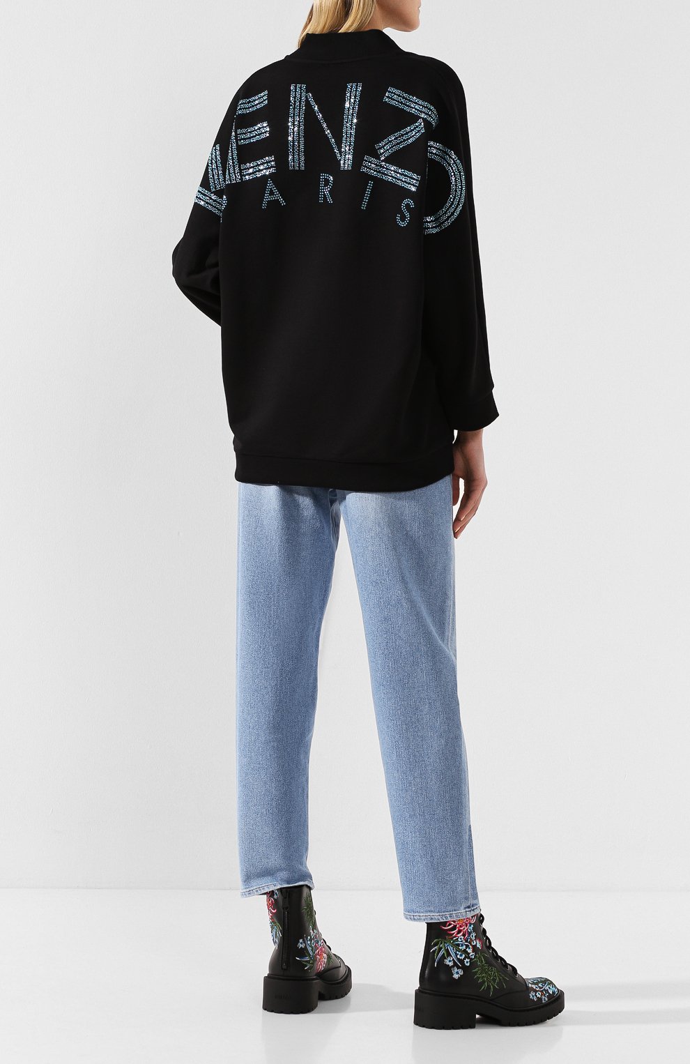 Хлопковый свитшот KENZO, арт. FA52T0704953, фото 2