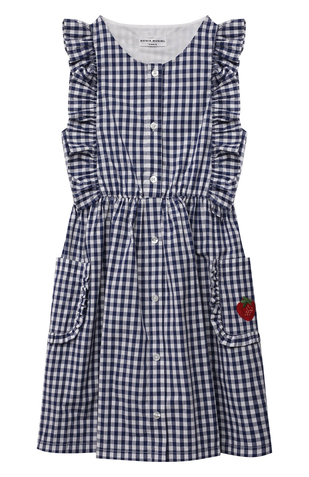 Хлопковое платье SONIA RYKIEL ENFANT, арт. 21S1DR11, фото 1