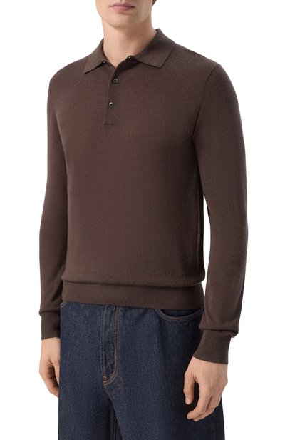 Поло из кашемира и шелка CORNELIANI, арт. 28M539/2A25129, фото 3