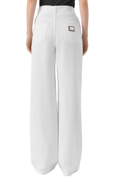 Джинсы DOLCE & GABBANA белого цвета по цене 88100 руб., арт. FTDDGD/G8NV8, фото 4 Джинсы DOLCE & GABBANA, арт. FTDDGD/G8NV8, фото 4