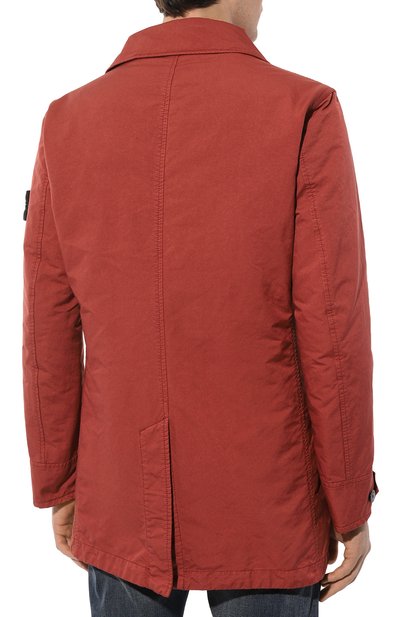 Утепленный плащ STONE ISLAND красного цвета по цене 167000 руб., арт. 751542149, фото 4 Утепленный плащ STONE ISLAND, арт. 751542149, фото 4