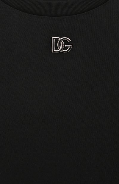 Хлопковая футболка DOLCE & GABBANA, арт. L5JTKT/G7I4L/8-14, фото 3