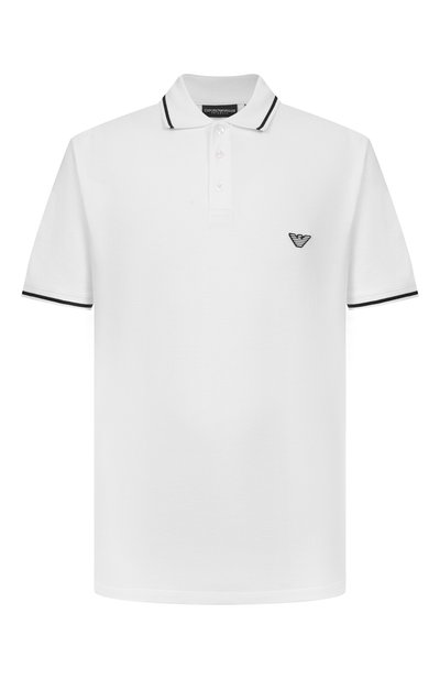 Мужское хлопковое поло EMPORIO ARMANI, арт. EM001380/AF20424