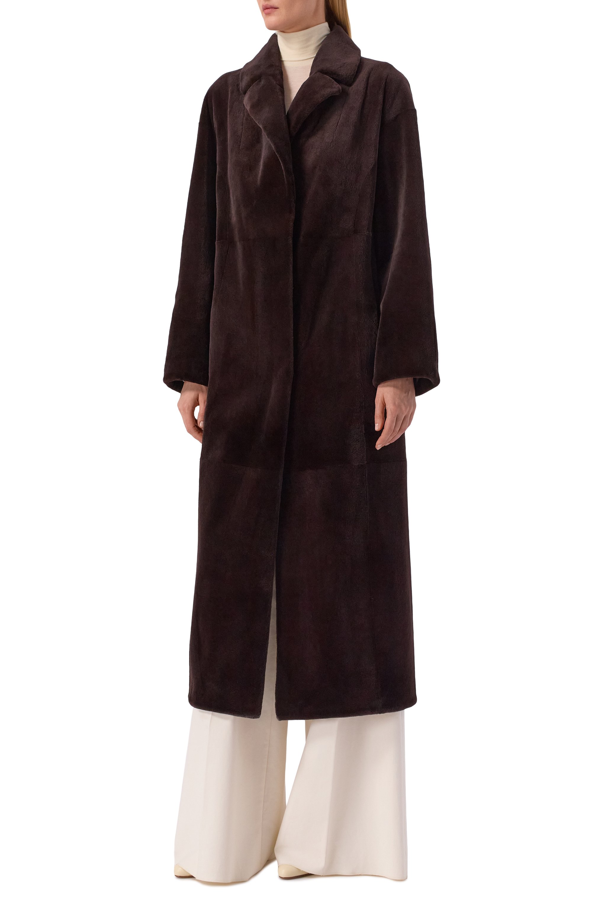 Шуба из норки VICTORIA KUSENKOVA темно-коричневого цвета по цене 1815000 руб., арт. 700210004695, фото 3 Шуба из норки VICTORIA KUSENKOVA, арт. 700210004695, фото 3