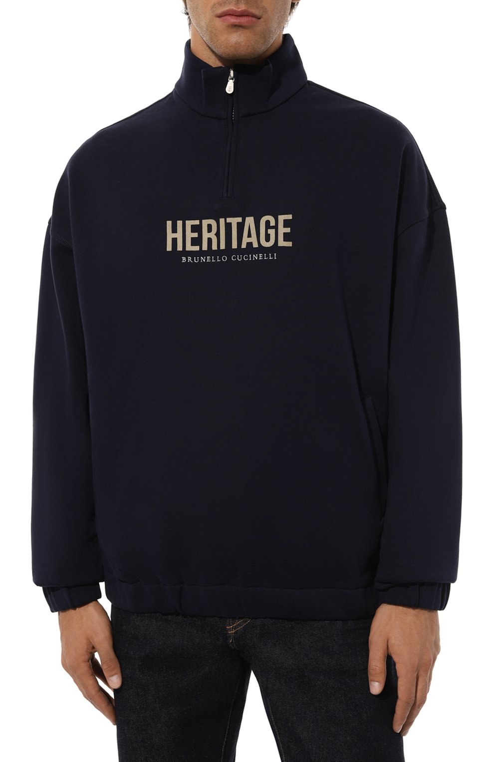 Хлопковый свитшот BRUNELLO CUCINELLI, арт. MW8369034G, фото 3