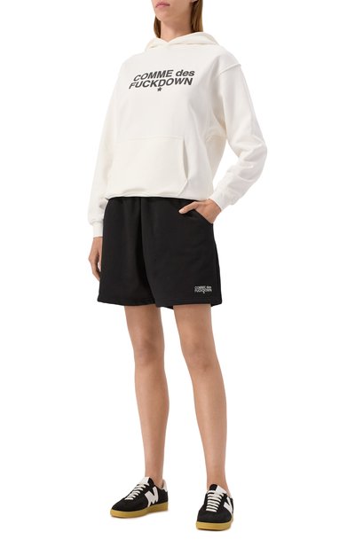 Хлопковое худи COMME DES FUCKDOWN, арт. CFABW01205, фото 2