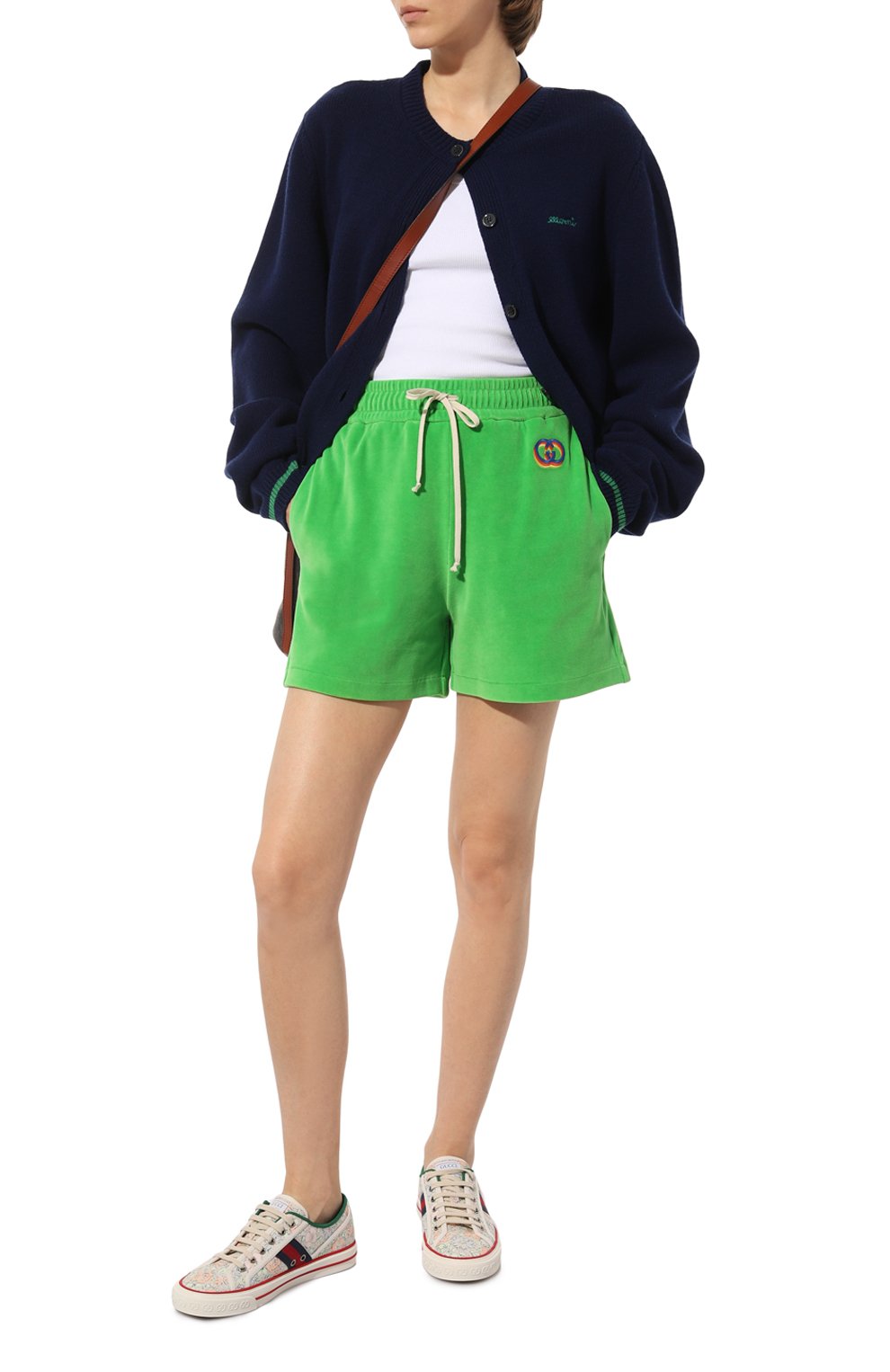 Хлопковые шорты GUCCI, арт. 650630 XJDCV, фото 2