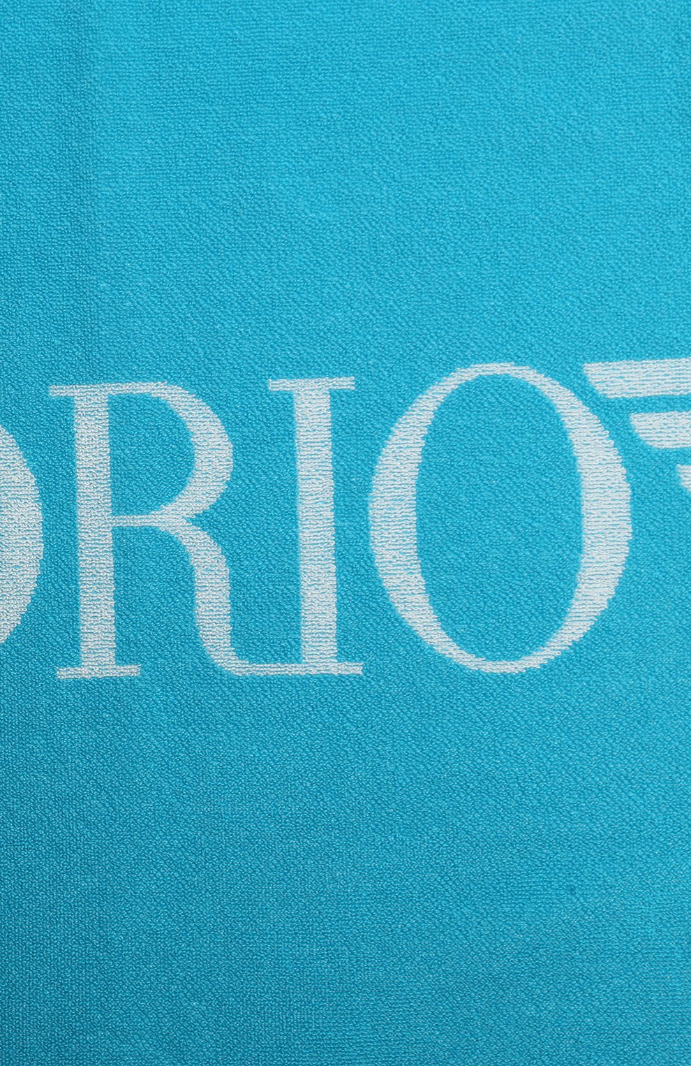 Хлопковое полотенце EMPORIO ARMANI голубого цвета по цене 7915 руб., арт. 231772/3R451, фото 3 Хлопковое полотенце EMPORIO ARMANI, арт. 231772/3R451, фото 3