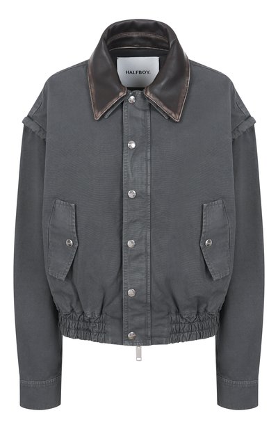 Женский хлопковый бомбер HALFBOY, арт. HS251W0159