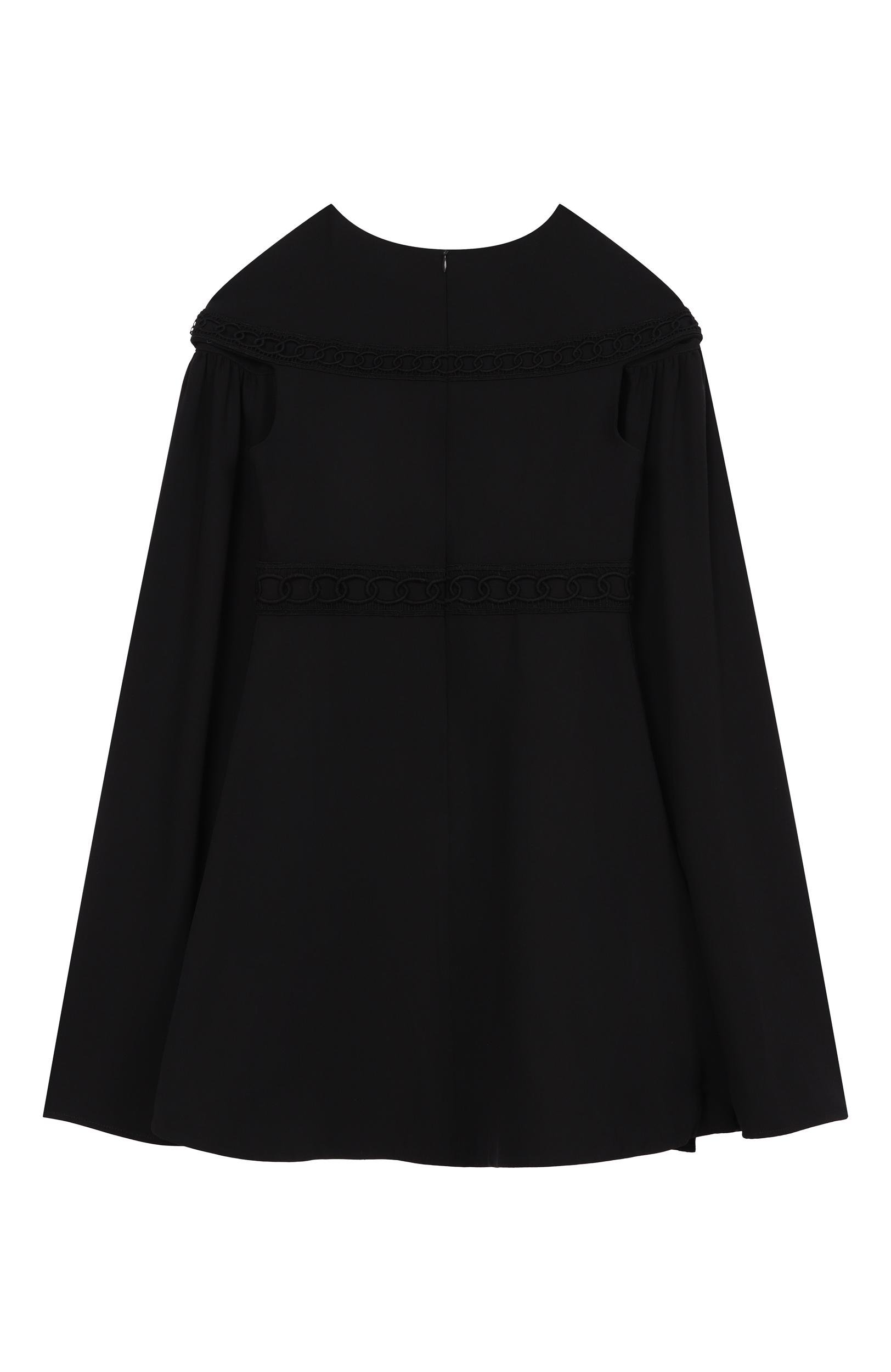 Платье ELIE SAAB JUNIOR черного цвета по цене 79950 руб., арт. EFAB126 ML/TS1036_001, фото 2 Платье ELIE SAAB JUNIOR, арт. EFAB126 ML/TS1036_001, фото 2