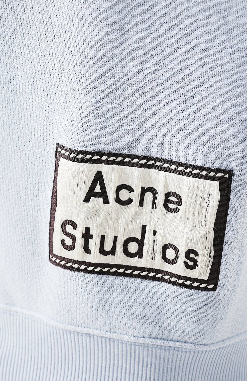 Хлопковое худи ACNE STUDIOS голубого цвета по цене 43500 руб., арт. AI0044/W, фото 5 Хлопковое худи ACNE STUDIOS, арт. AI0044/W, фото 5