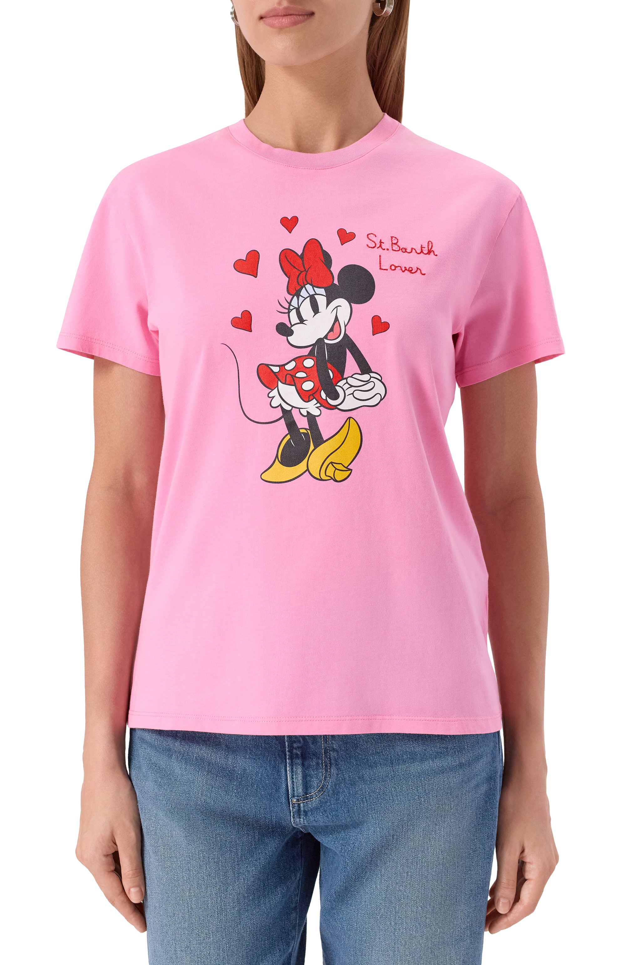 Хлопковая футболка mc2 saint barth x disney MC2 SAINT BARTH, арт. STBW EMILIE/06749H, фото 3