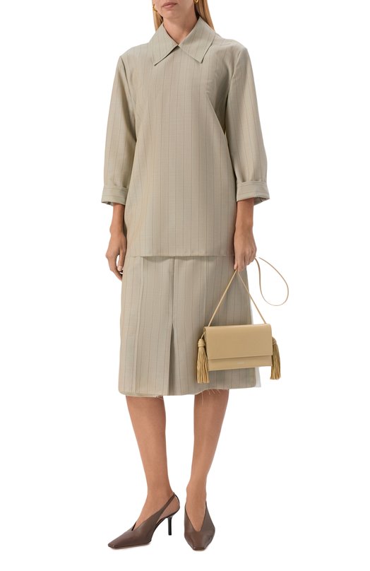 Сумка Tassel Jil Sander J07VL0045/P8592 Бежевый  J07VL0045/P8592 Фото 7