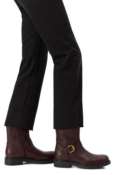 Кожаные ботинки loren bikers AGL, арт. D786501PG/GAUCH, фото 3