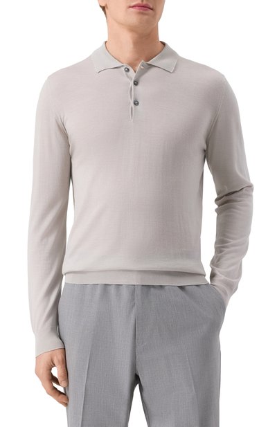 Шерстяное �поло CORNELIANI, арт. 25M529-2525126, фото 3