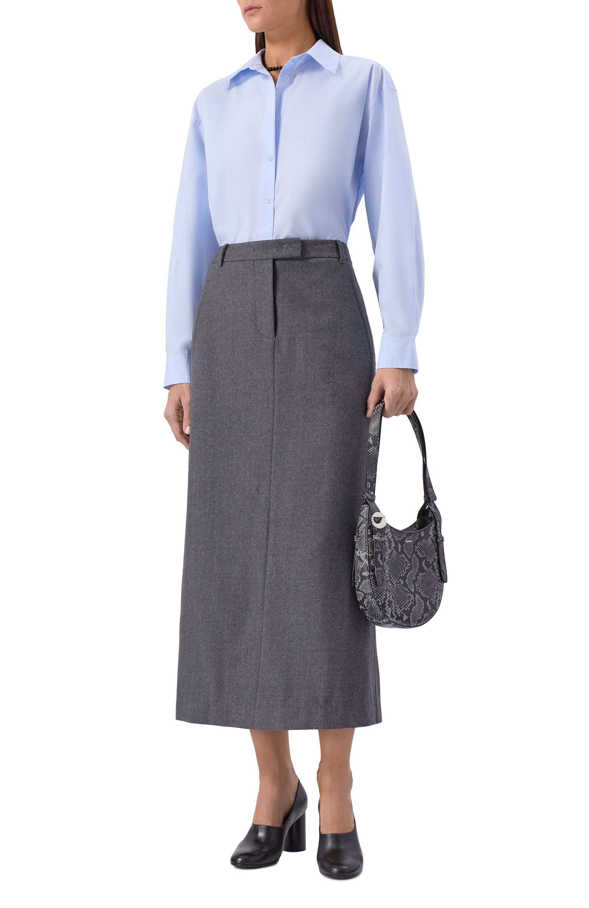 Хлопковая рубашка TOTEME, арт. 252-WRT0480-FB0415, фото 2