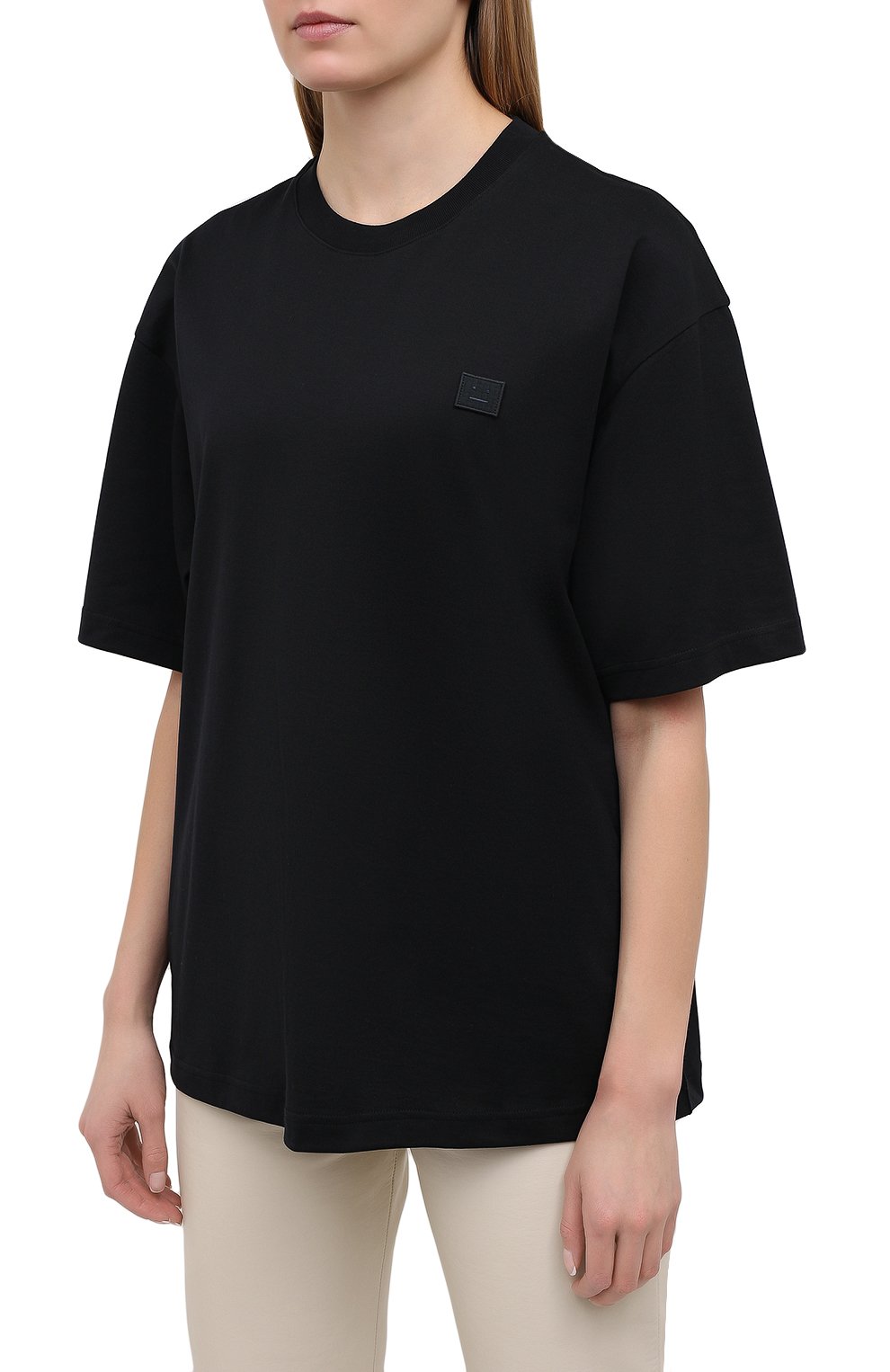 Хлопковая футболка ACNE STUDIOS, арт. CL0085/W, фото 3