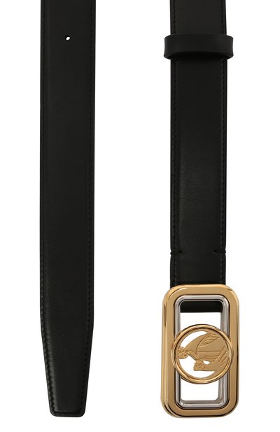 Кожаный ремень LANVIN черного цвета по цене 39950 руб., арт. AW-BEMB0B-PALM-A20, фото 2 Кожаный ремень LANVIN, арт. AW-BEMB0B-PALM-A20, фото 2