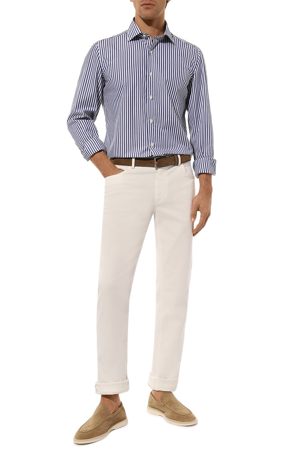 Хлопковая сорочка LUIGI BORRELLI, арт. SR3714, фото 2