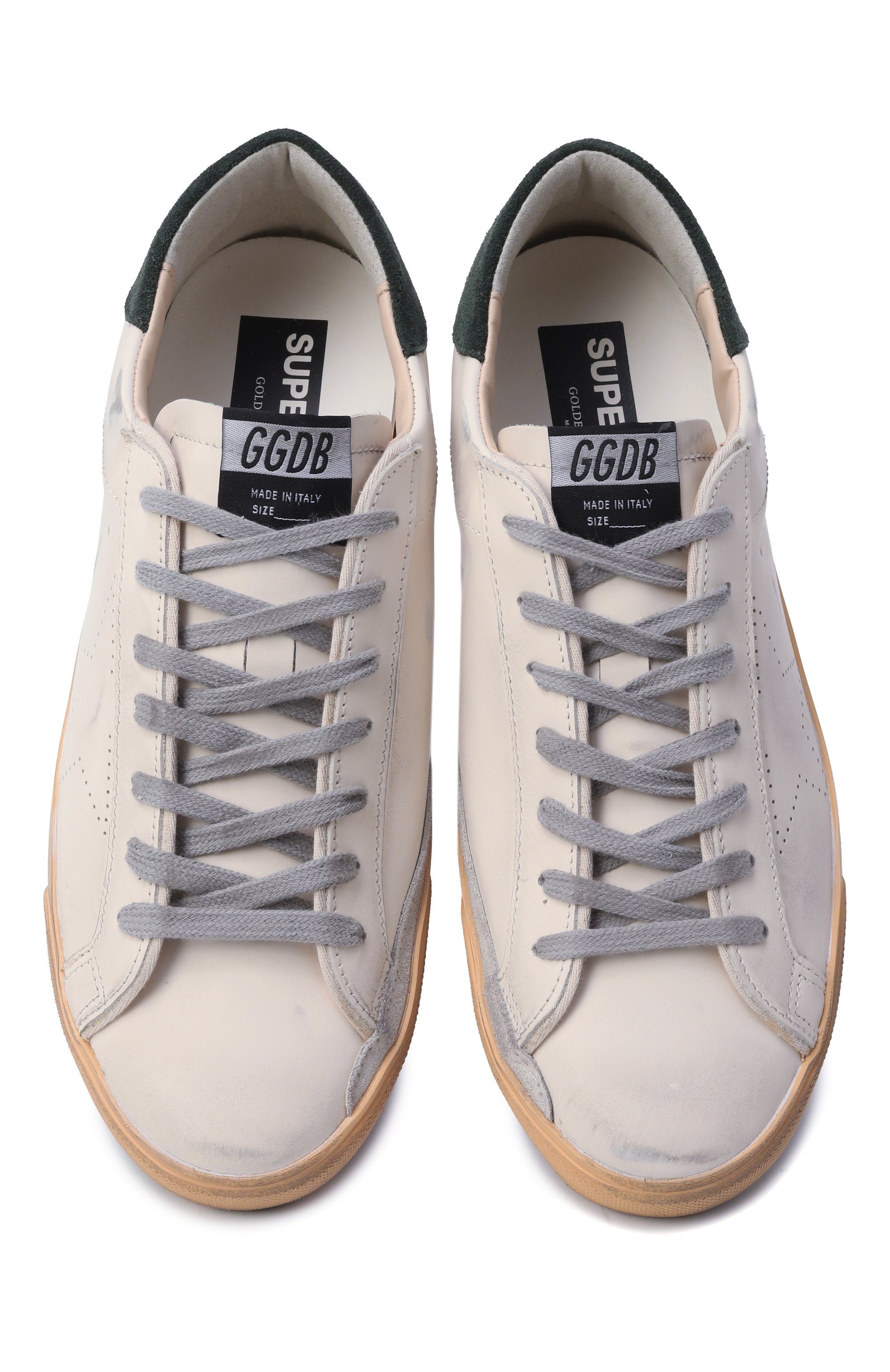 Кожаные кеды super-star GOLDEN GOOSE DELUXE BRAND, арт. GMF00105.F007530, фото 6