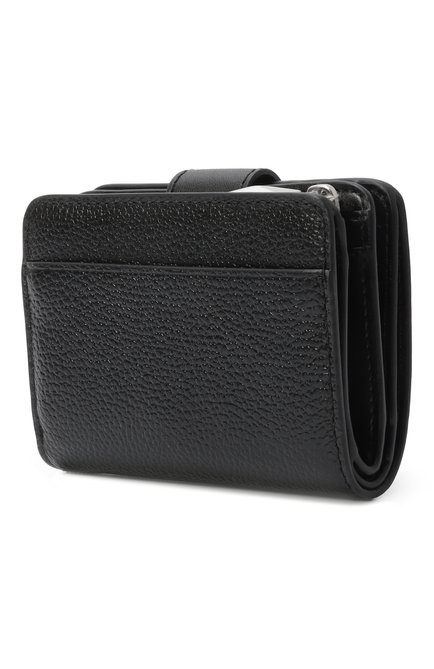 Женские кожаное портмоне MICHAEL MICHAEL KORS черного цвета, арт. 32H3S0KD5L | Фото 2 (Нос: Не проставлено; Материал сплава: Проставлено; Материал: Натуральная кожа)