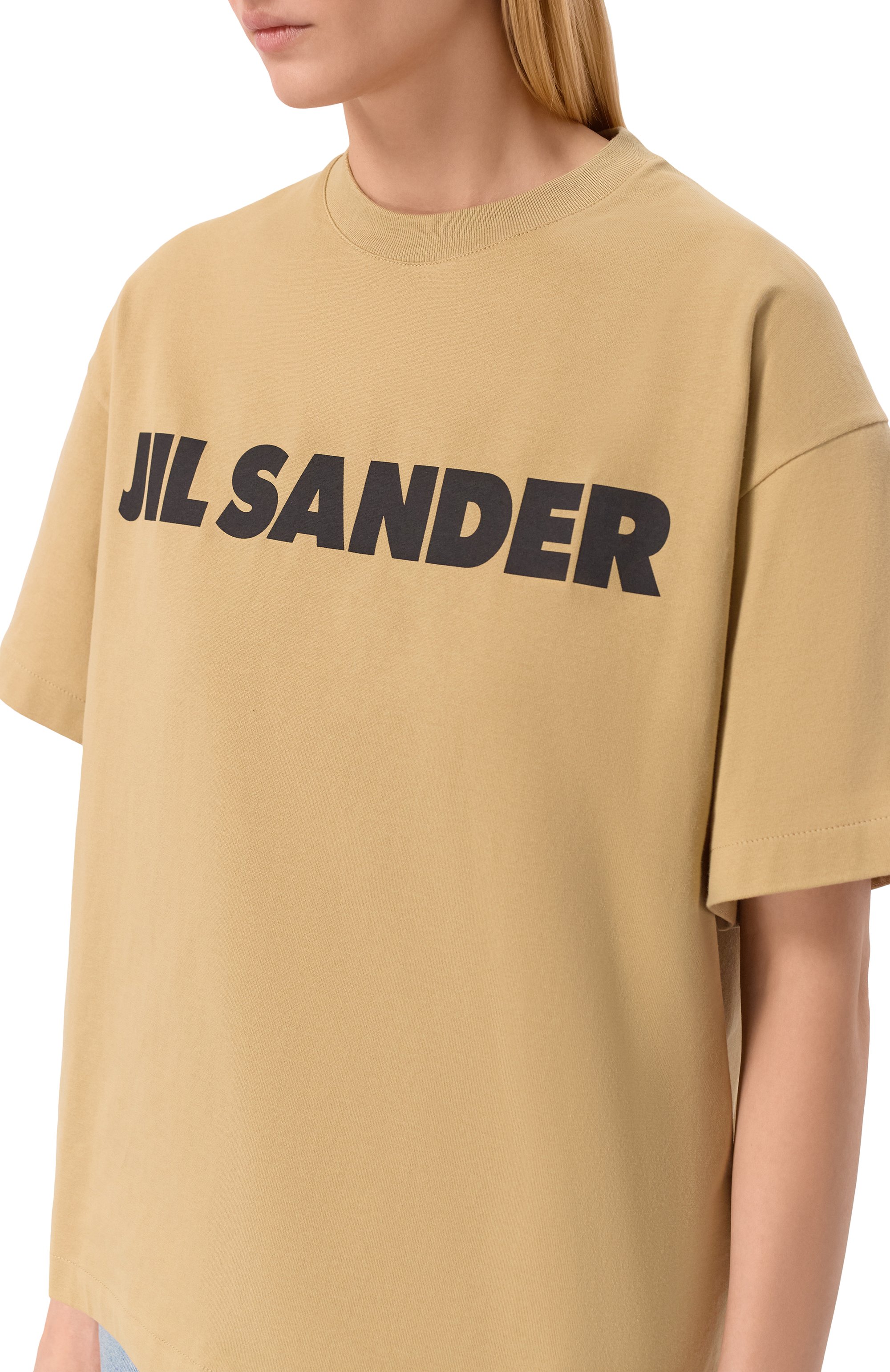 Хлопковая футболка JIL SANDER, арт. J02GC0140/J20348, фото 5