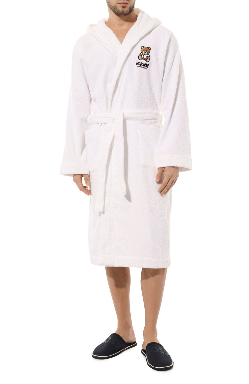 Хлопковый халат MOSCHINO, арт. 231V1/A9682/4307, фото 3