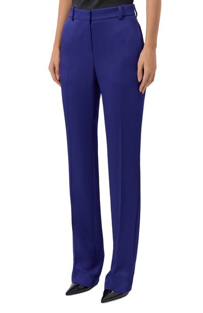 Брюки NINA RICCI синего цвета по цене 92800 руб., арт. 26ACPA018/AC0125, фото 3 Брюки NINA RICCI, арт. 26ACPA018/AC0125, фото 3