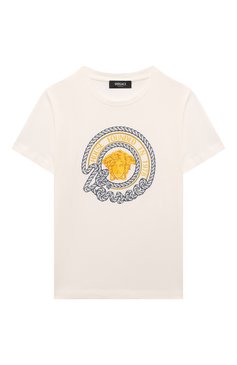 Хлопковая футболка VERSACE, арт. 1000129/1A09841/8A-14A, фото 1