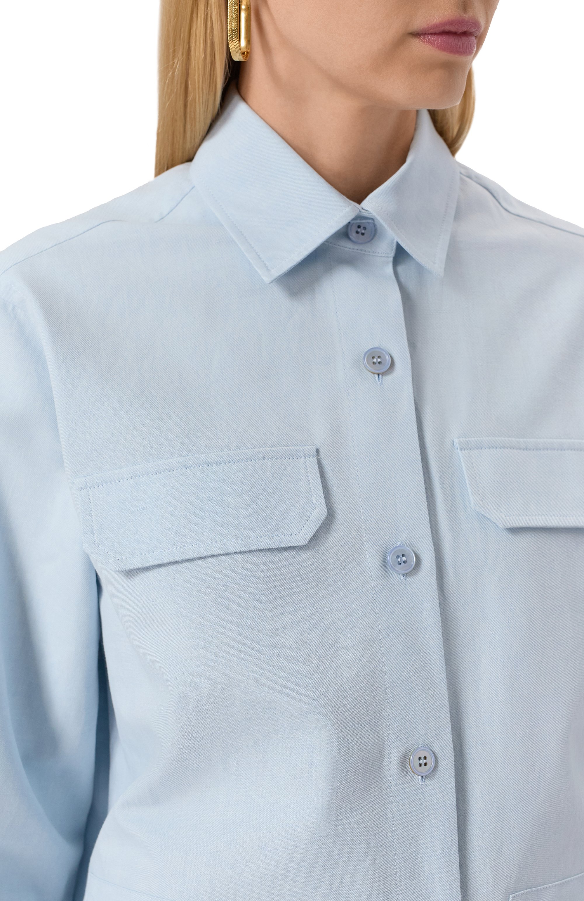 Рубашка из хлопка и льна MVST, арт. M25.2MW.B402, фото 5