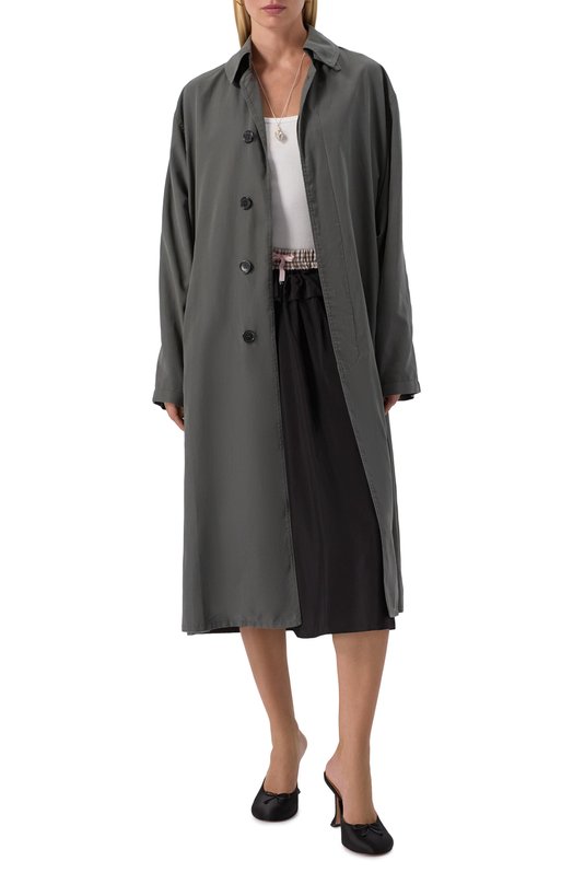 Плащ Maison Margiela S51AH0184/M35137 Серый  S51AH0184/M35137 Фото 2