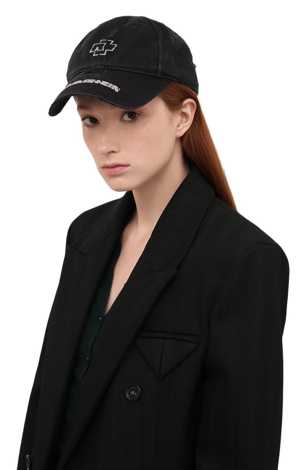 Хлопковая бейсболка balenciaga x rammstein BALENCIAGA, арт. 670765/410B2, фото 3