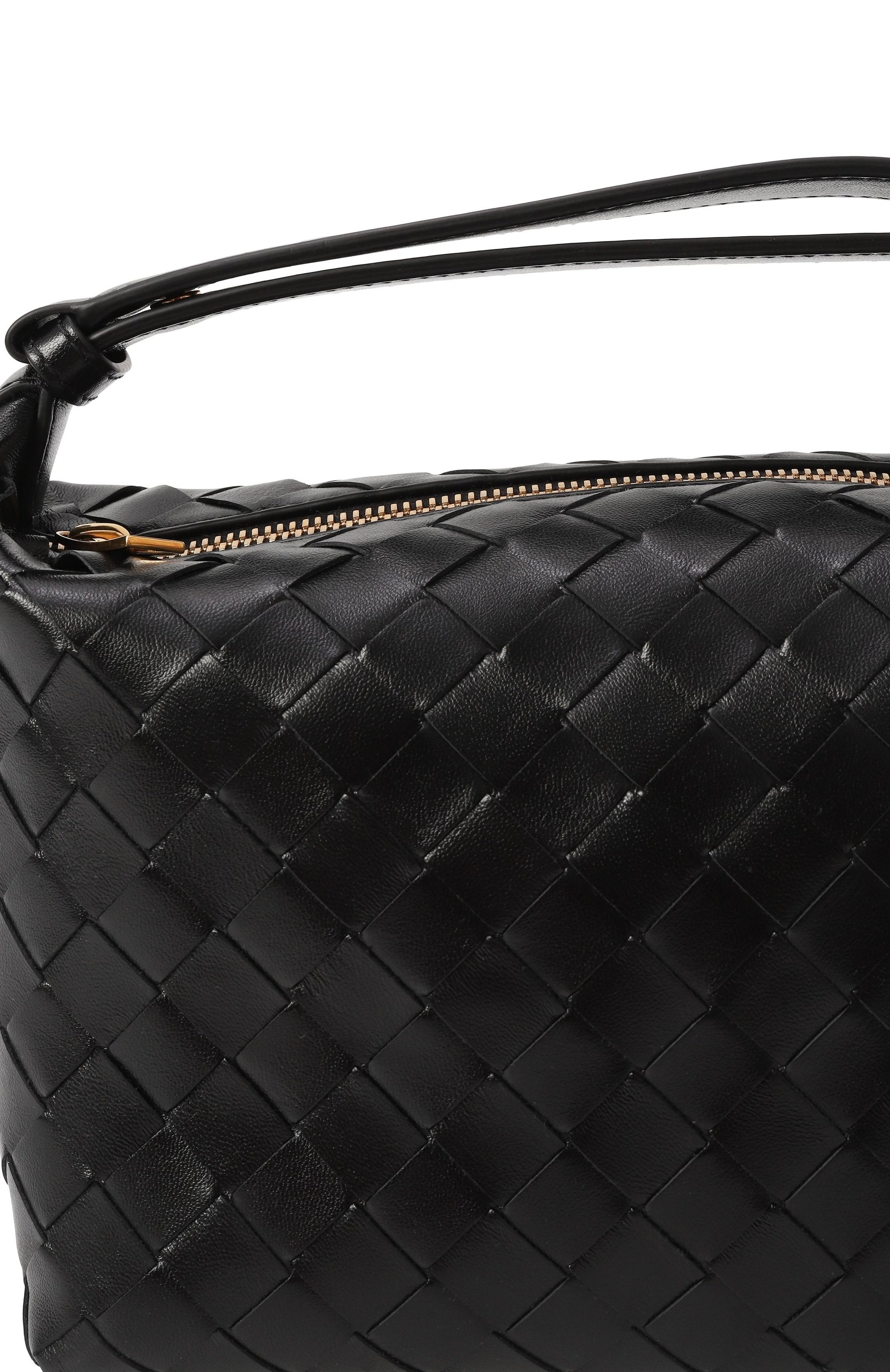 Сумка wallace mini BOTTEGA VENETA черного цвета по цене 323500 руб., арт. 754443/V3IV1, фото 3 Сумка wallace mini BOTTEGA VENETA, арт. 754443/V3IV1, фото 3