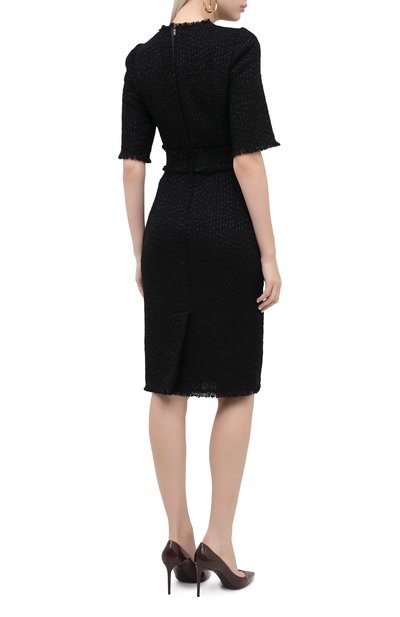 Платье DOLCE & GABBANA черного цвета по цене 219500 руб., арт. F6F4QT/HUMJZ, фото 4 Платье DOLCE & GABBANA, арт. F6F4QT/HUMJZ, фото 4