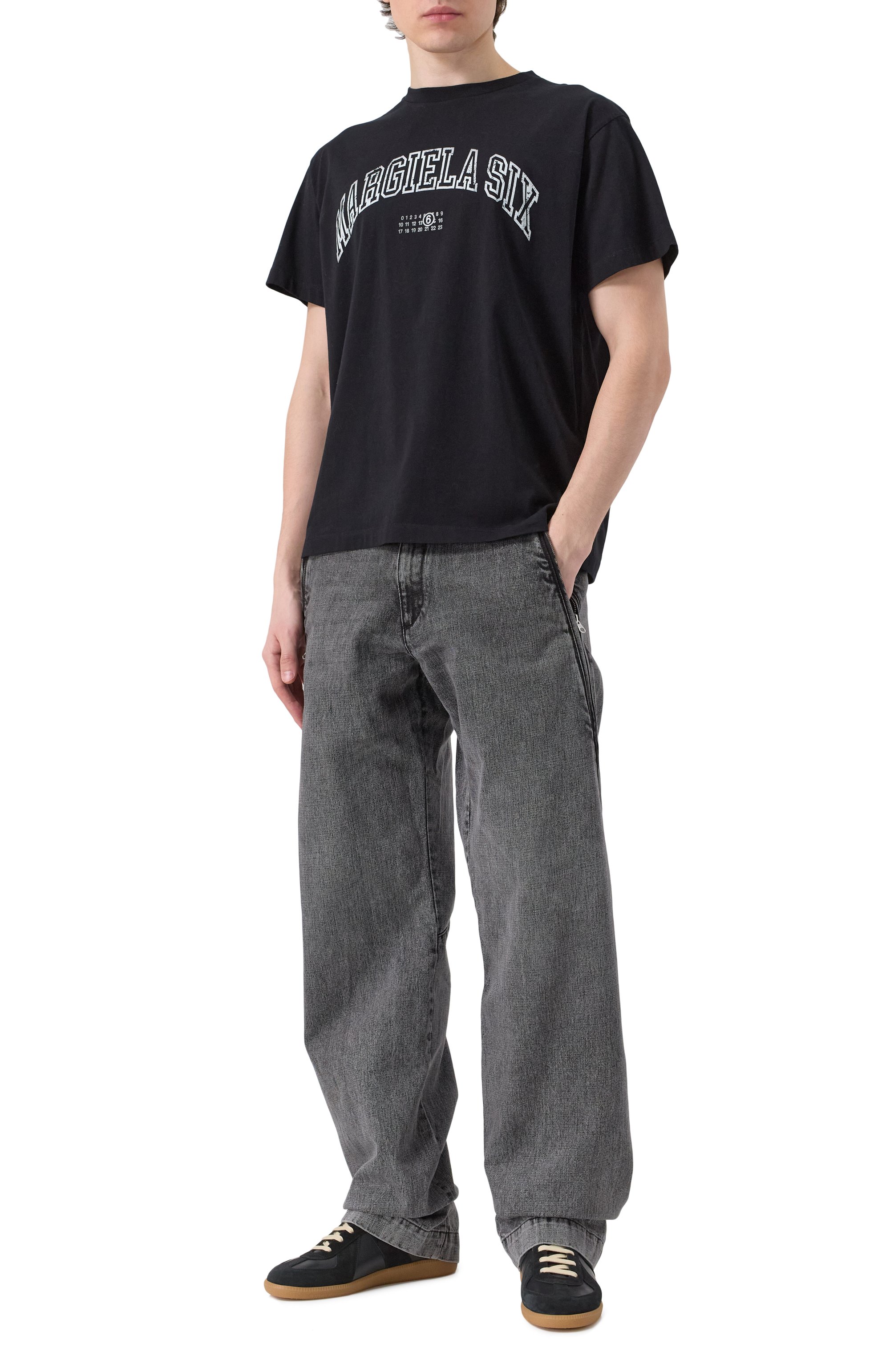 Хлопковая футболка MM6, арт. SH0GC0046/S24312, фото 2