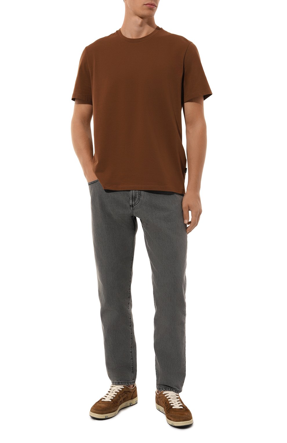 Хлопковая футболка 7 FOR ALL MANKIND, арт. JSIM2370NU, фото 2