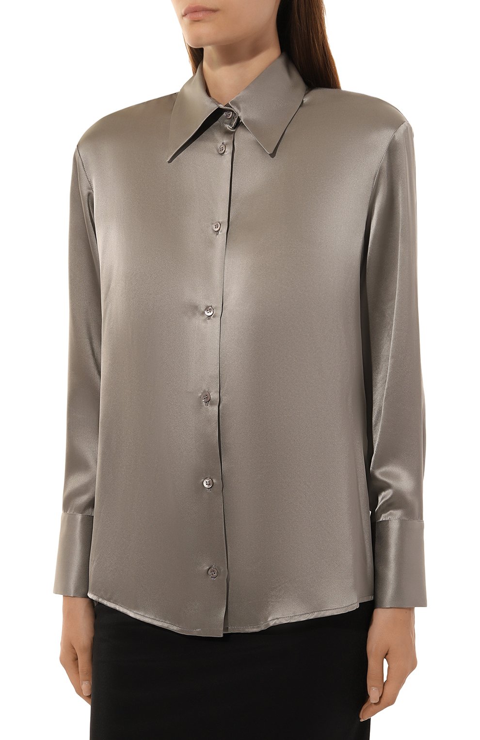 Шелковая рубашка ERIKA CAVALLINI, арт. P4WS06, фото 3